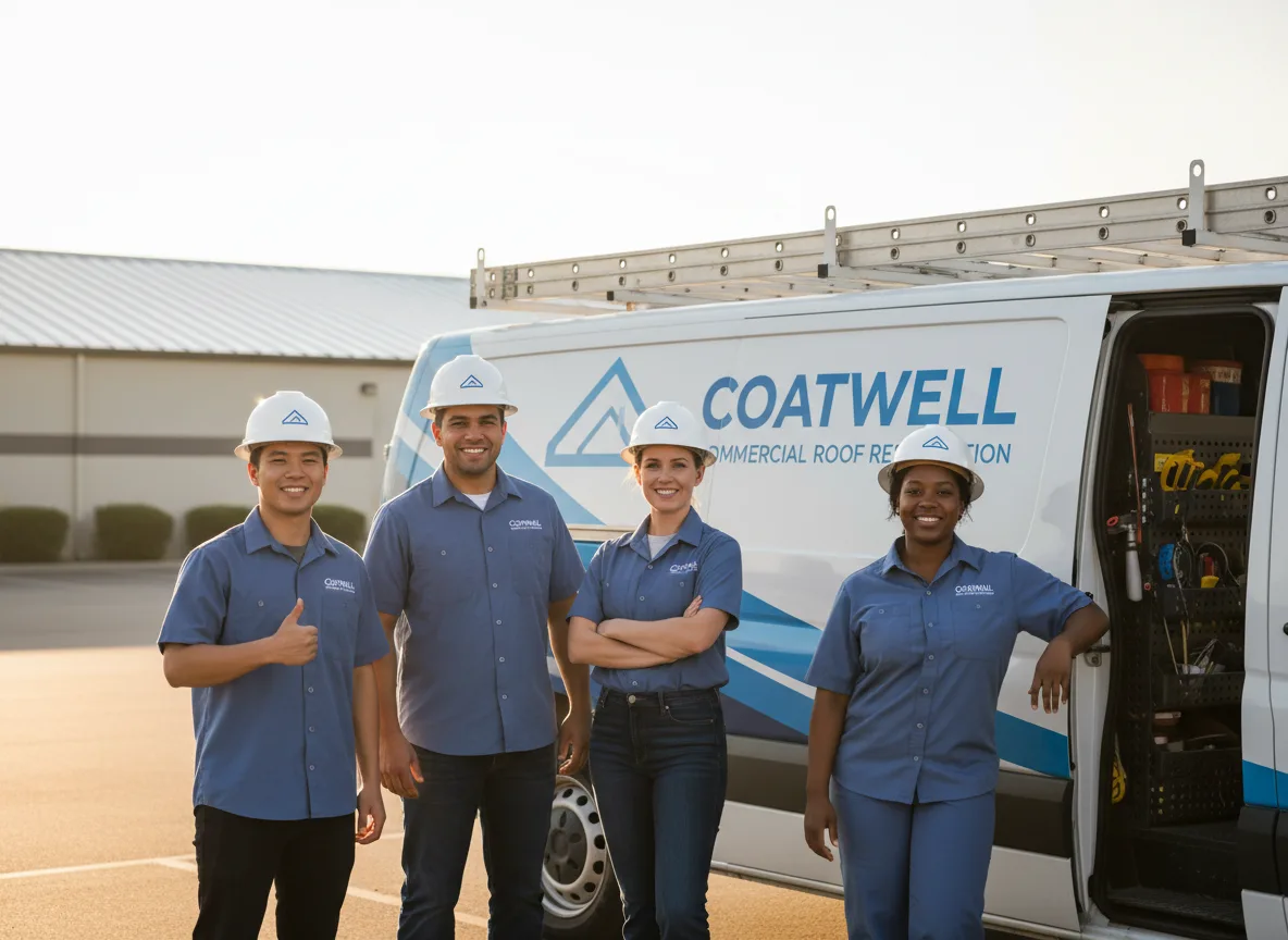 Commercial roof coating company in Everly, IA